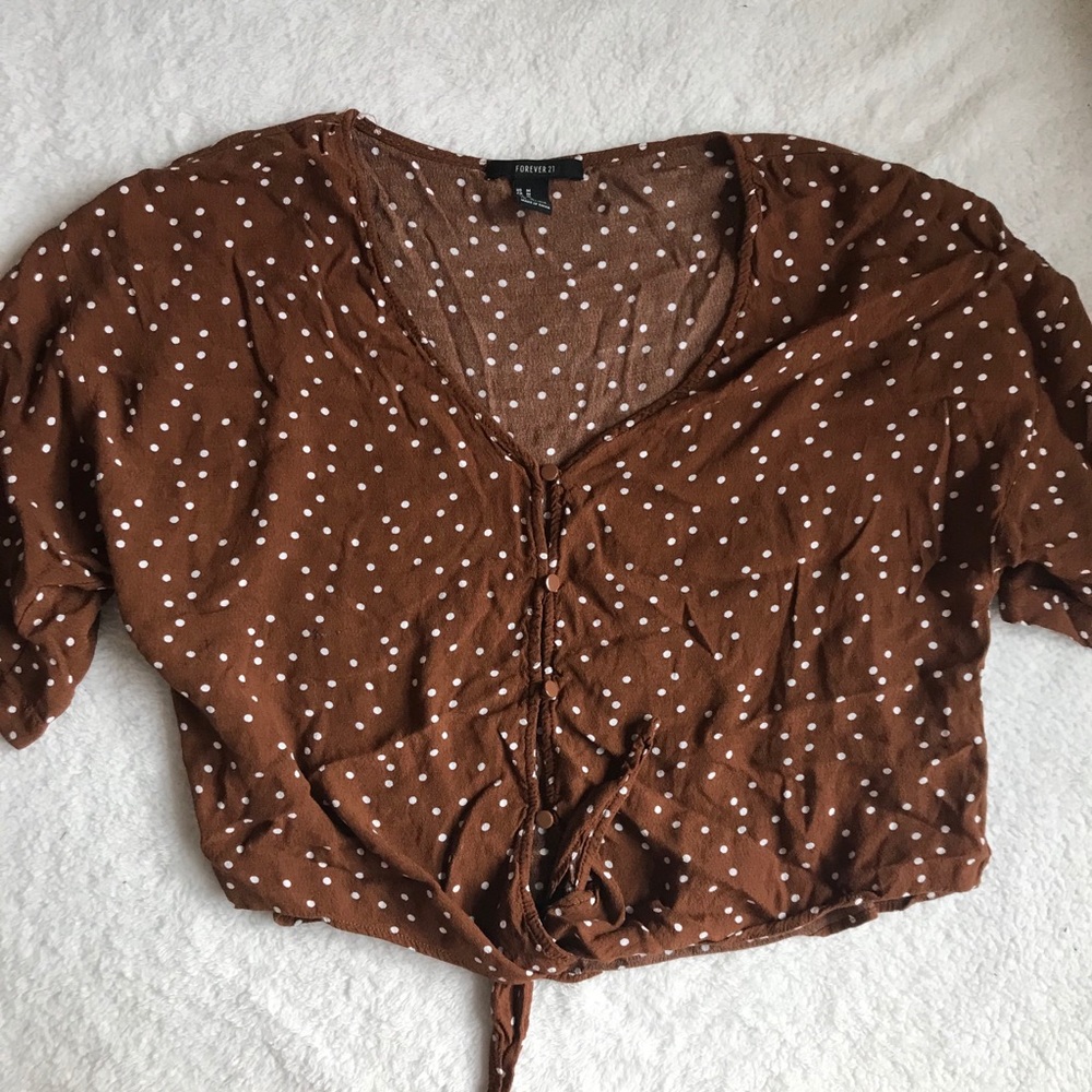 polka dot top